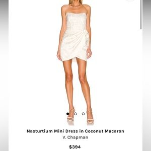 V. Chapman - Nasturtium Mini Dress in Coconut Macaron